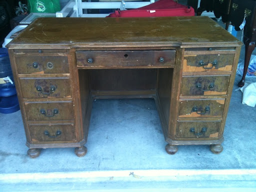 Antique desk restoration discount